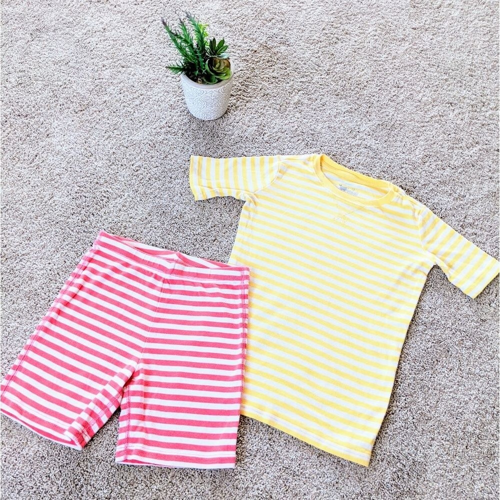 Kids striped Primary Pajama Set 12